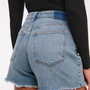 A&F High Rise Curve Love Dad Shorts